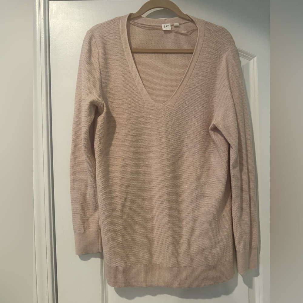 Pale pink gap sweater L